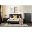 Pemberly Row Contemporary 5-Drawer Wood Indoor Chest in Gray Oak