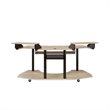 Pemberly Row Contemporary Studio Music Recording Desk in Natural Oak