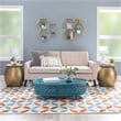Pemberly Row End Table Coffee Accent Table Round in Metal - Gold