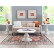 Pemberly Row Round Transitional Wood Accent Table w/ Pedestal Base in White
