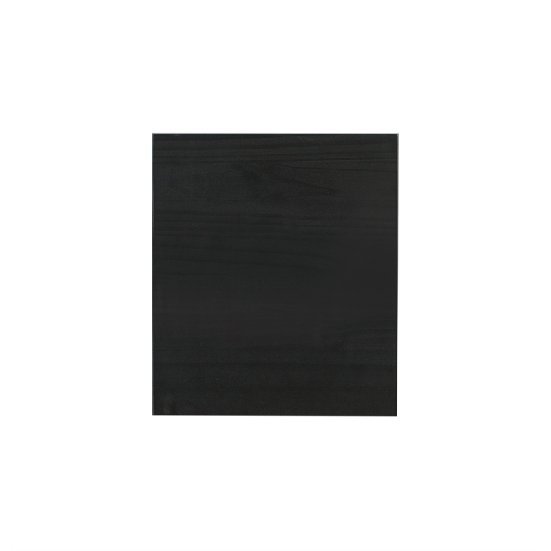 Pemberly Row Mid Century Six Drawer Wood Rolling Storage Cart in Black