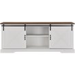 Pemberly Row Wood Sliding Barn Door TV Console for TVs up to 70
