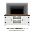 Pemberly Row Rustic Wood TV Stand for TVs up to 65