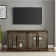 Pemberly Row Farmhouse 4 Door Wood TV Stand for TVs up to 58