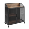 Pemberly Row Transitional Wood/Metal TV Stand for TVs up to 60