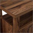 Pemberly Row Farmhouse Grooved-Door Wood TV Stand for TVs up to 65