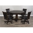 Pemberly Row Transitional Wood Game & Dining Table in Tobacco Leaf