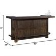 Pemberley Row Mahogany Cherry Bar Unit Rectangular Expandable 80