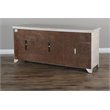 Pemberly Row Transitional Wood TV Cabinet for TVs up to 80