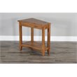 Pemberly Row End Table Coffee Accent Table Rectangle in Wood - Oak