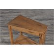 Pemberly Row End Table Coffee Accent Table Rectangle in Wood - Oak