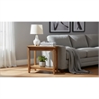 Pemberley Row Wood Oak End Table Rectangular 24