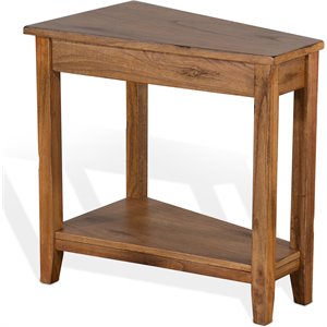 Pemberly Row End Table Coffee Accent Table Rectangle in Wood - Oak