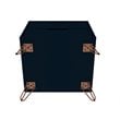 Pemberly Row 2-Drawer Contemporary Wood Nightstand in Blue (Set of 2)