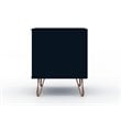Pemberly Row 2-Drawer Contemporary Wood Nightstand in Blue (Set of 2)