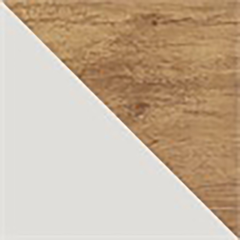 Pemberly Row Mid-Century Engineered Wood Nightstand in Off White/Natural