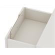 Pemberly Row Mid-Century Engineered Wood Nightstand in Off White/Natural