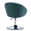 Pemberly Row Adjustable Height Contemporary Fabric Accent Chair in Sky Blue