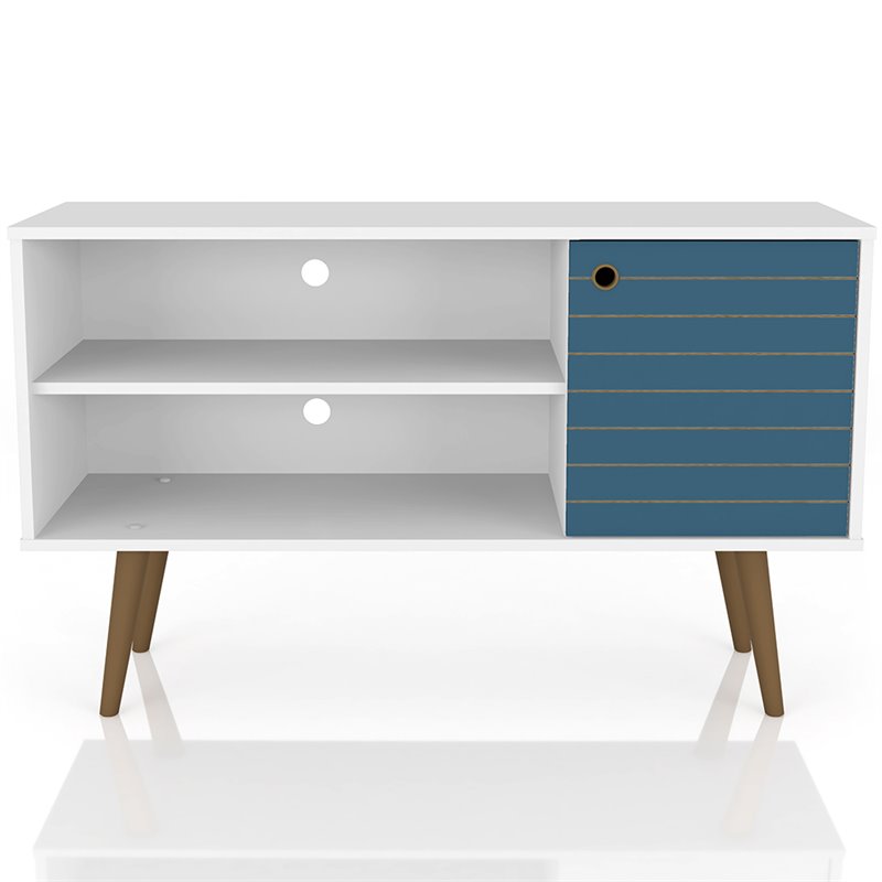 Pemberly Row Mid-Century Wood TV Stand for TVs up to 46