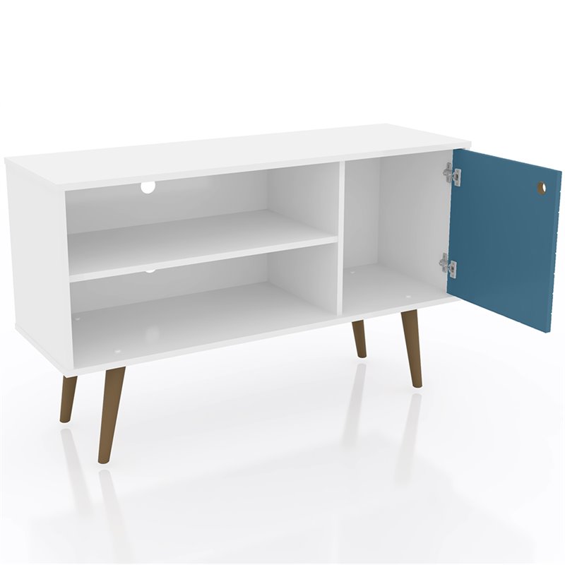 Pemberly Row Mid-Century Wood TV Stand for TVs up to 46