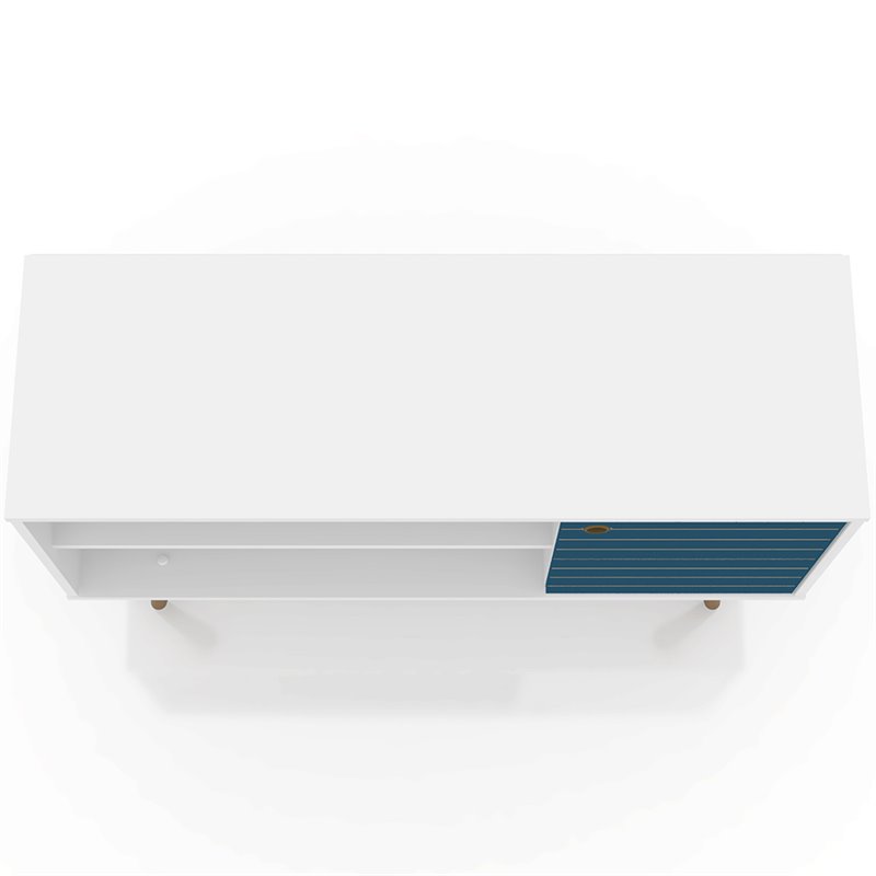 Pemberly Row Mid-Century Wood TV Stand for TVs up to 46