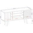Pemberly Row Mid-Century Wood TV Stand for TVs up to 50