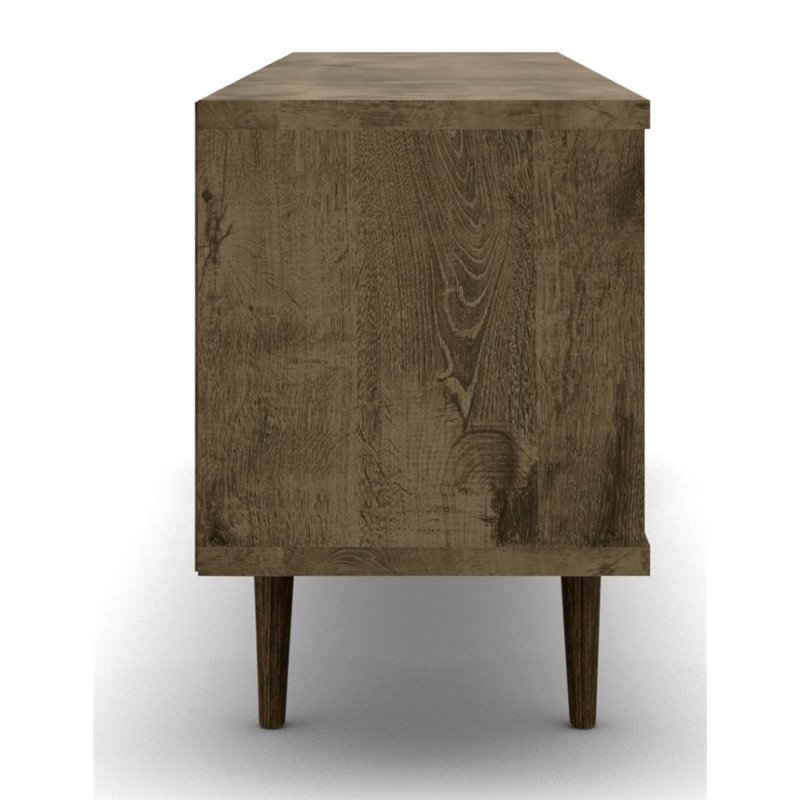 Pemberly Row Mid-Century Solid Wood TV Stand for TVs up to 60