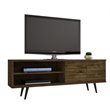 Pemberly Row Mid-Century Solid Wood TV Stand for TVs up to 60