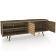 Pemberly Row Mid-Century Solid Wood TV Stand for TVs up to 60