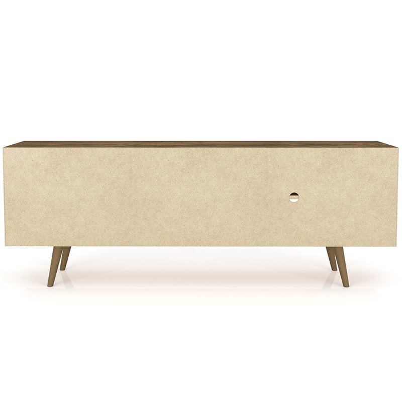 Pemberly Row Mid-Century Solid Wood TV Stand for TVs up to 60