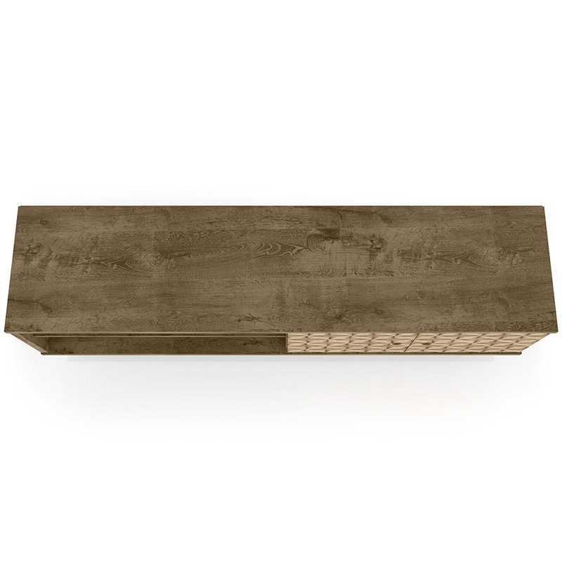 Pemberly Row Mid-Century Solid Wood TV Stand for TVs up to 60