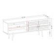 Pemberly Row Solid Wood TV Stand for TVs up to 60