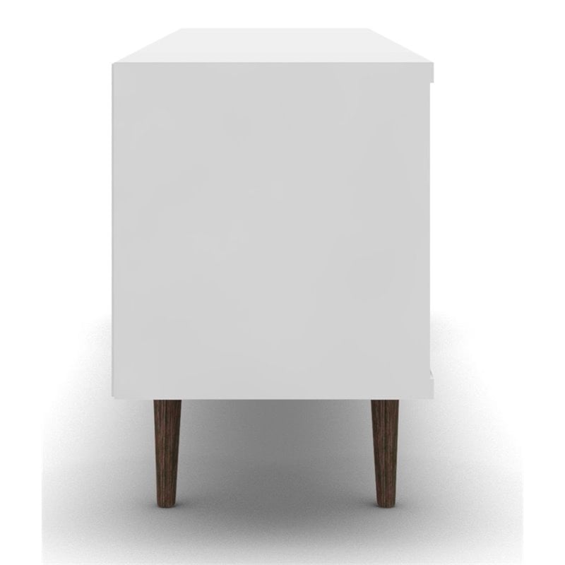 Pemberly Row Mid-Century Solid Wood TV Stand for TVs up to 60