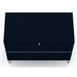 Pemberly Row 3-Drawer Mid-Century Wood Dresser in Tatiana Midnight Blue