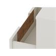 Pemberly Row 1-Drawer Mid-Century Engineered Wood Nightstand in Off White