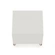 Pemberly Row 1-Drawer Mid-Century Engineered Wood Nightstand in Off White