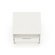 Pemberly Row 1-Drawer Transitional Engineered Wood Nightstand in White