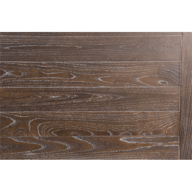 Pemberly Row Counter Height Breakfast Nook Set in White and Brown