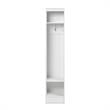 Pemberly Row Transitional Engineered Wood Narrow Organizer in White