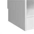 Pemberly Row Transitional Engineered Wood Narrow Organizer in White