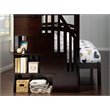 Pemberly Row Twin over Full Bunk Bed with Trundle in Espresso