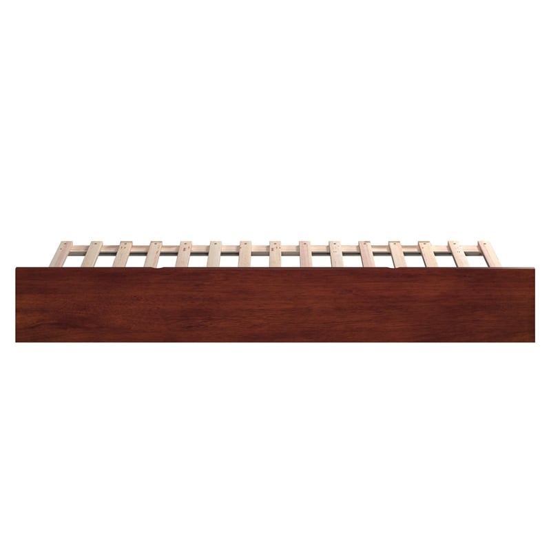 Pemberley Row Solid Wood Walnut Trundle Rectangular Twin XL 80.25