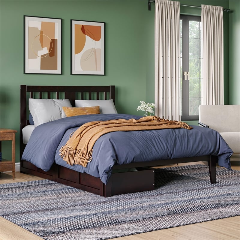 Pemberly Row Twin Storage Bed with USB Turbo Charger in White