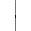 Pemberly Row Full Spindle Headboard with USB Turbo Charger in Gray