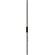 Pemberly Row Queen Spindle Headboard with USB Turbo Charger in Gray