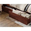 Pemberly Row Farmhouse Solid Wood Twin/Full Bed Drawer in Walnut (Set of 2)