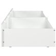 Pemberly Row Transitional Solid Wood Twin-Full Bed Drawer in White (Set of 2)