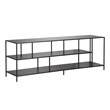 Pemberly Row Modern Wood/Metal TV Stand for TVs up to 70