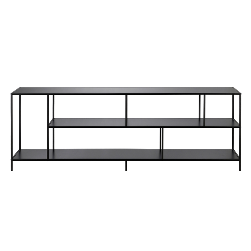 Pemberly Row Modern Wood/Metal TV Stand for TVs up to 70
