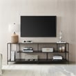 Pemberly Row Modern Wood/Metal TV Stand for TVs up to 70